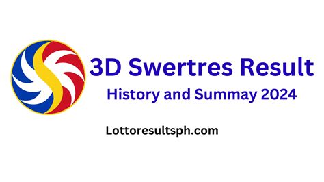 3d result summary 2024|3D Swertres Results Today .